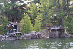 A cabin on the lake for Schmidty and Kristi